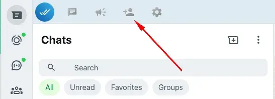 Start Chat by Phone Number Icon