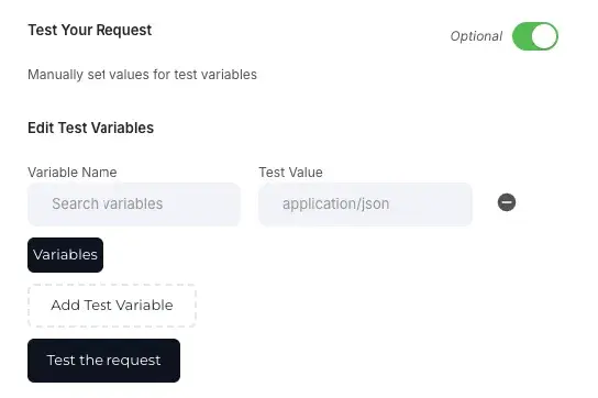 Test Request