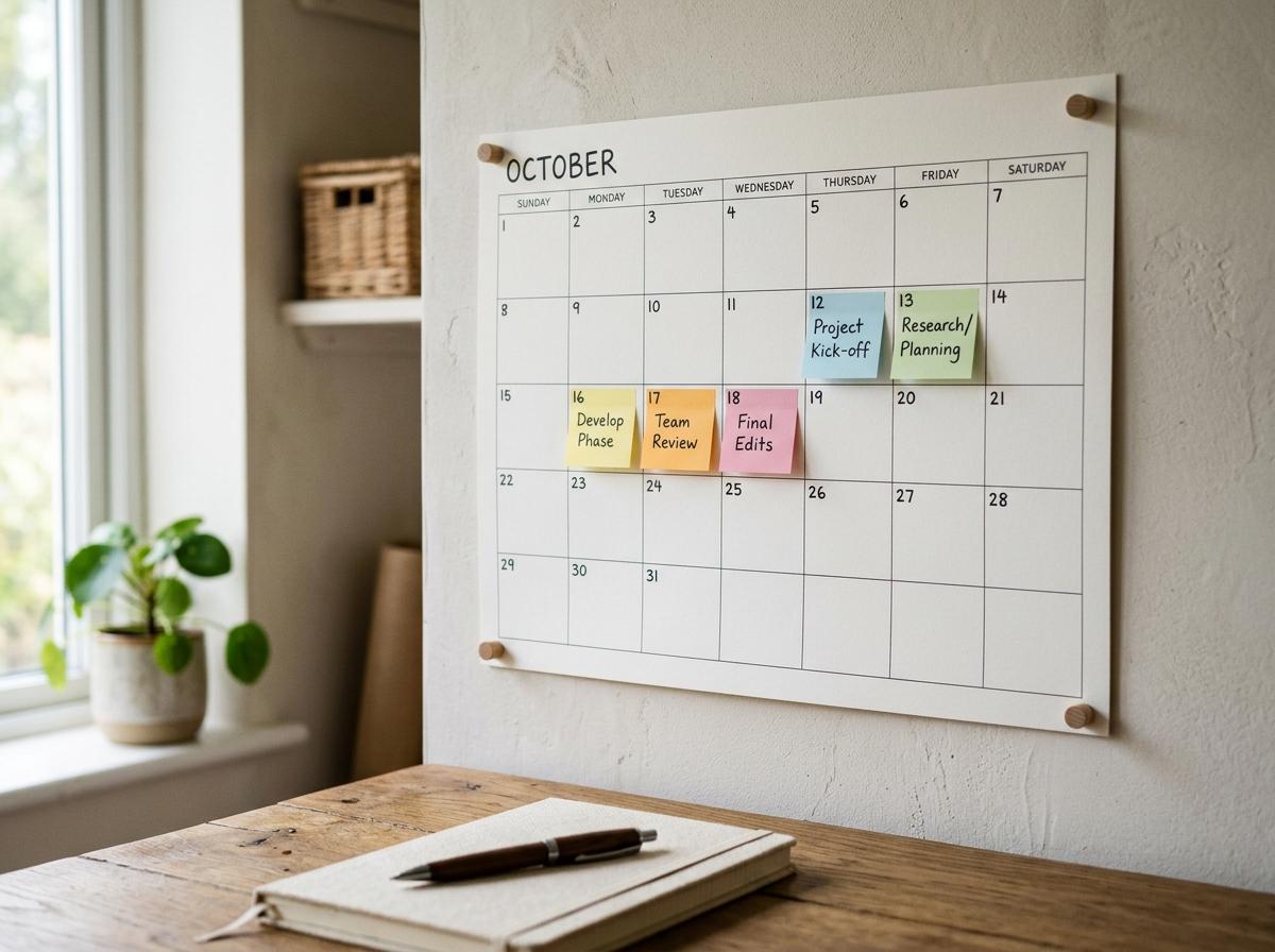 paper calendar sequence