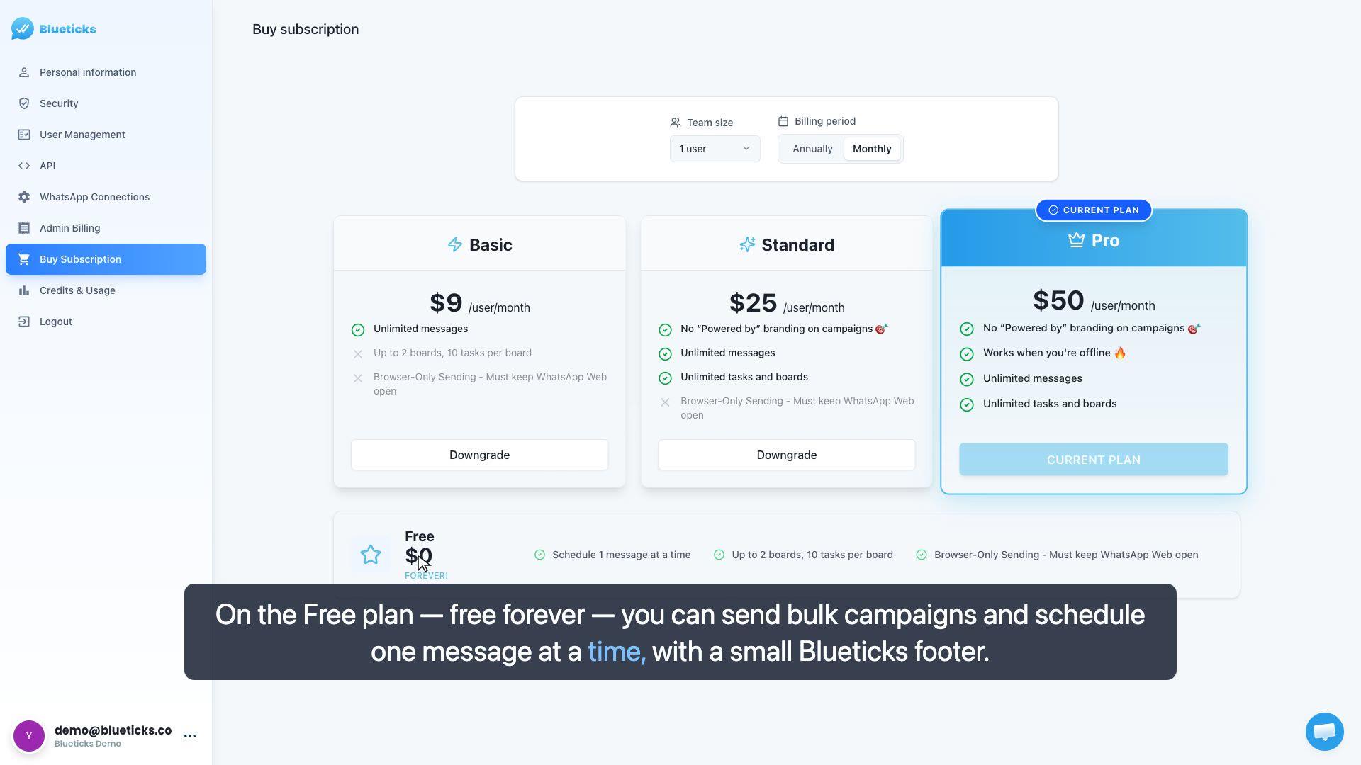 Free vs Pro — what you get