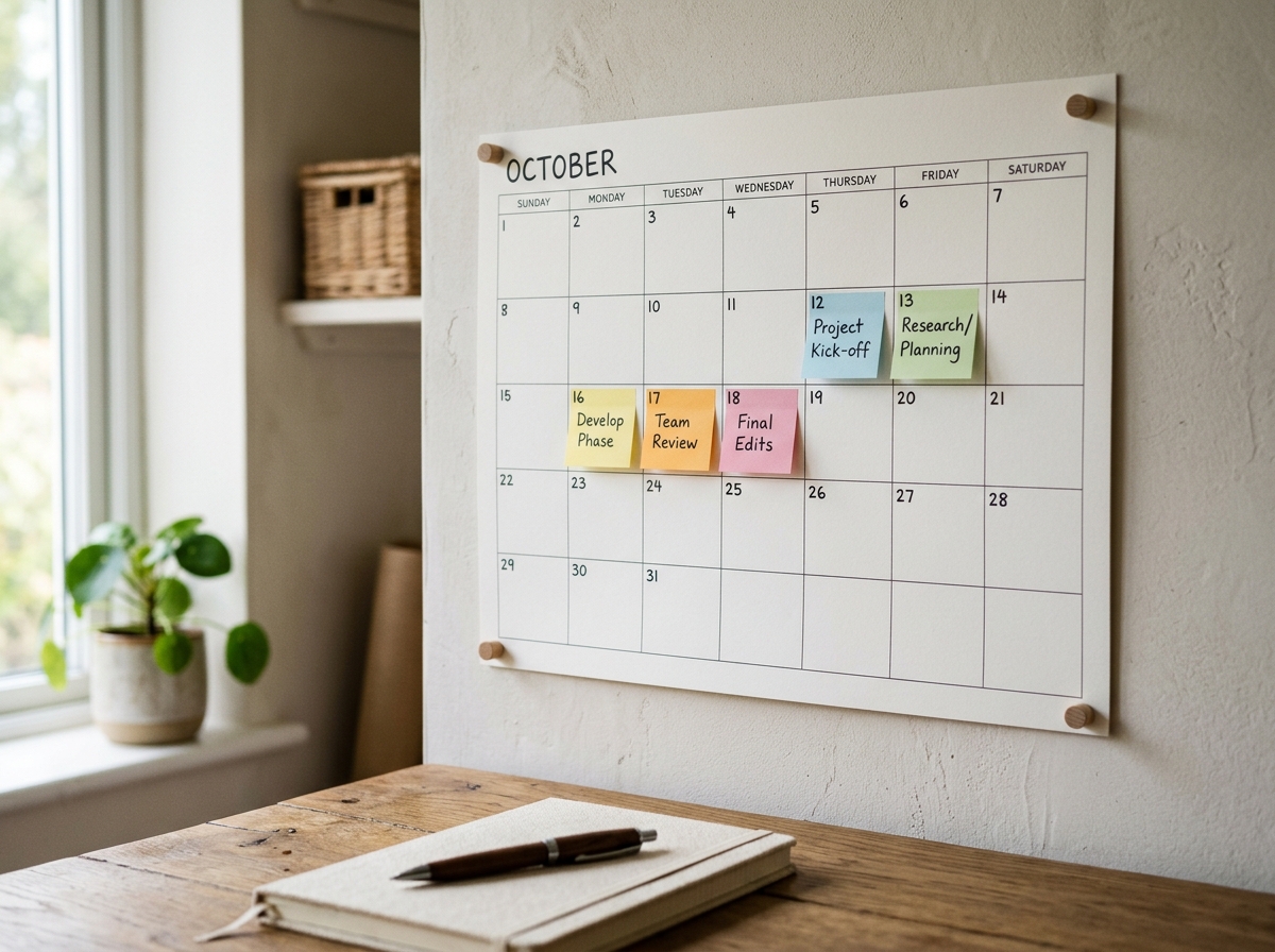 paper calendar sequence