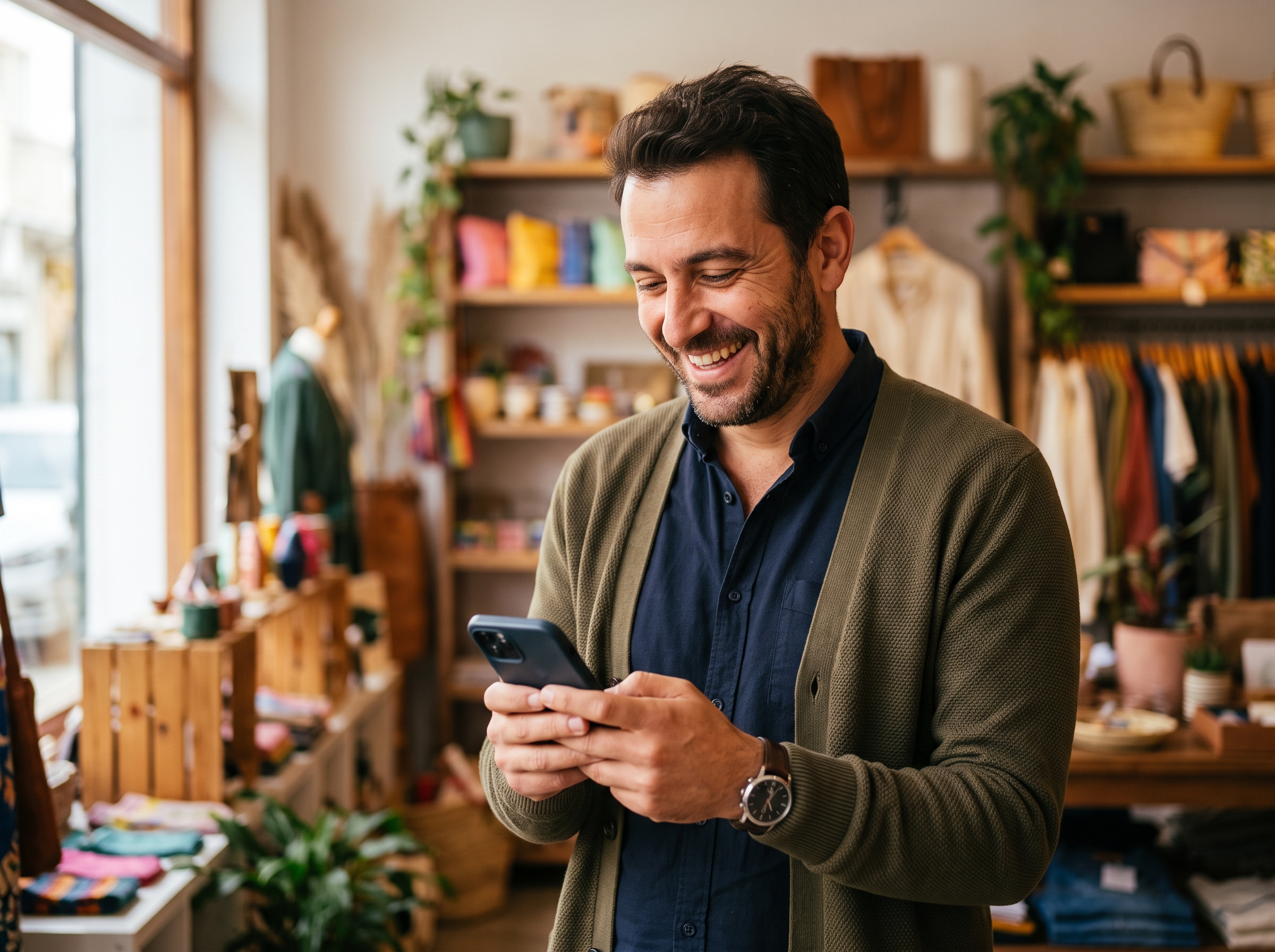small business owner phone reply